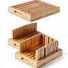 LukieBoee Bread Slicer Guide Stable Wide Homemade Loaves-6