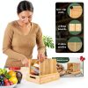 Bamboo Bread Slicer ORGANIVISTA Adjustable Manual-2
