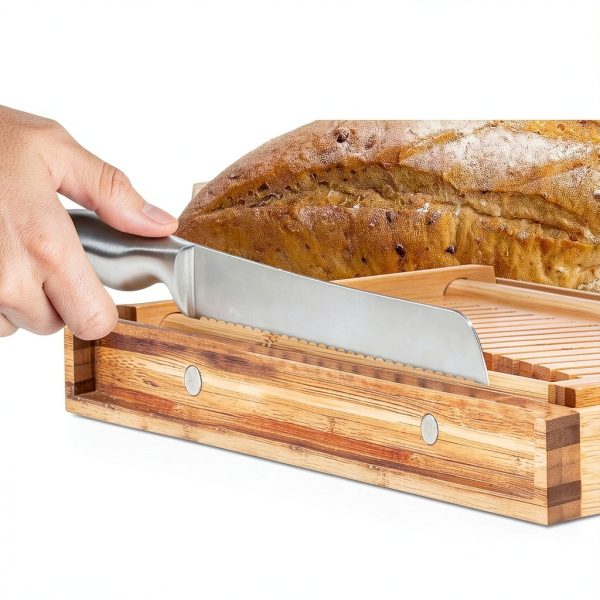 Bamboo Bread Slicer Bambüsi 8 Inch Steel-6