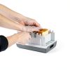 YONGAIJIA Bread Slicer Manual Stainless Steel Storage Tray-2