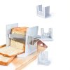 Bagentry Bread Slicer Manual ABS White Uniform Cutting Guide-2