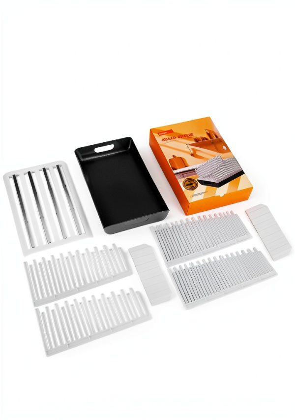 YONGAIJIA Bread Slicer Manual Stainless Steel Storage Tray-8