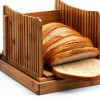 MIAO JIN Bamboo Bread Slicer Adjustable Size Lightweight-0