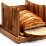 MIAO JIN Bamboo Bread Slicer Adjustable Size Lightweight-0