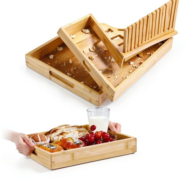 Bamboo Bread Slicer LukieBoee Dual Use Board-3
