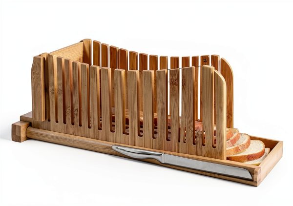 Bamboo Bread Slicer Bambüsi 8 Inch Steel-3