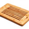 Bamboo Bread Board RoyalHouse Rectangular Crumb Catcher-5