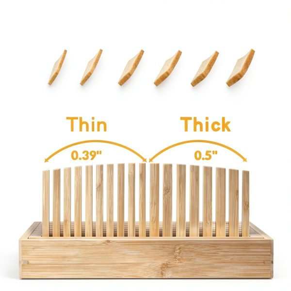 LukieBoee Bread Slicer Guide Stable Wide Homemade Loaves-2