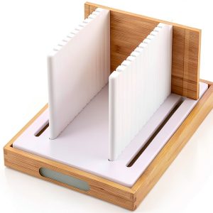 KitchenThinker Bread Slicer Plastic Adjustable-0