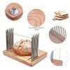 Bread Slicer Auxruen Beech Wood Stainless Steel-1
