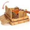 Bamboo Bread Slicer GOBAM Adjustable Kitchen Tool-3