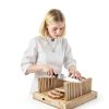 Bamboo Bread Board MrWinkray Eco-Friendly Slicing Serving-6