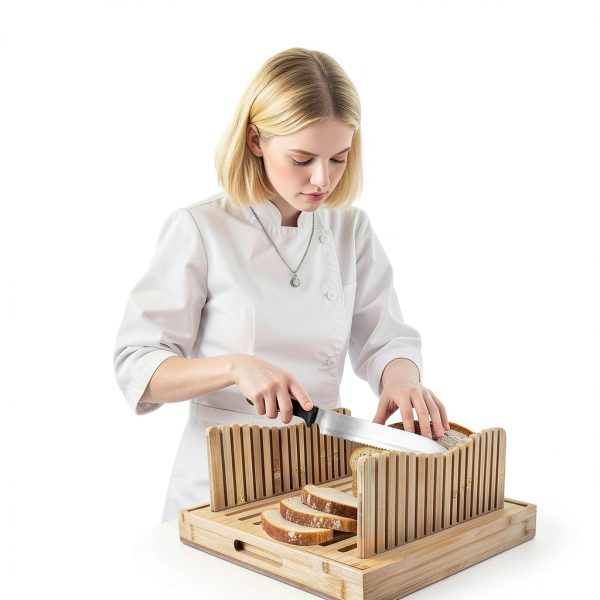 Bamboo Bread Board MrWinkray Eco-Friendly Slicing Serving-6