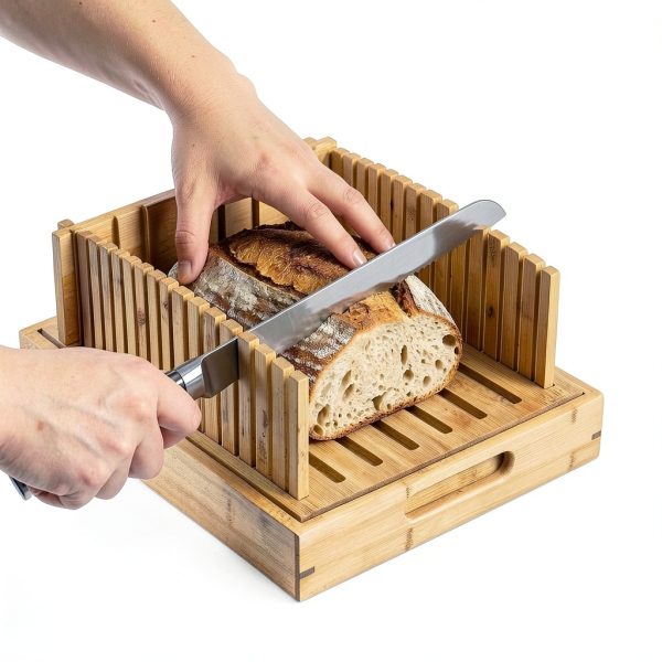 Bamboo Bread Slicer LukieBoee Dual Use Board-1