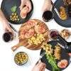 EVNSIX Acacia Wood Cutting Board Round Eco Friendly-4
