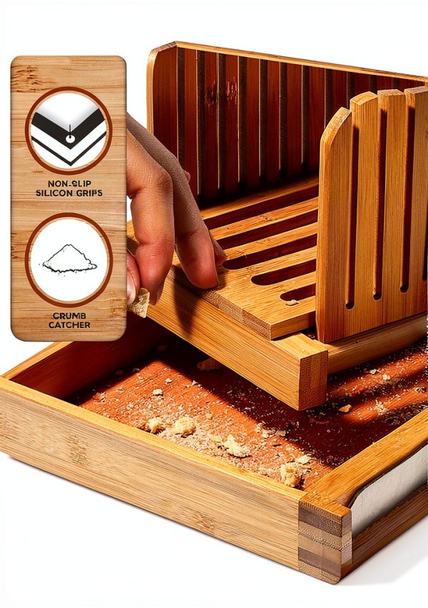 Bamboo Bread Board Bambüsi Manual Rectangular Brown-3
