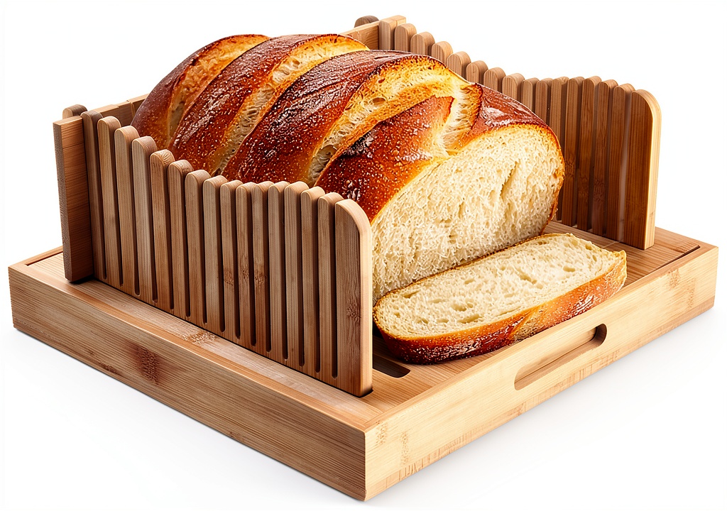 Installing Bamboo Bread Board MrWinkray Eco-Friendly Slicing Serving on a kitchen countertop