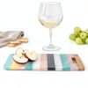 Creative Co-Op Resin Cheese Board Modern Multicolor Serving-3