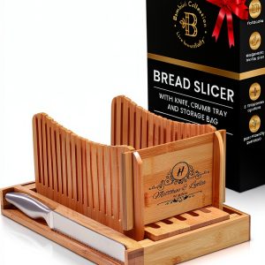 Bamboo Bread Slicer Bambüsi 8 Inch Steel-0