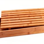 Bamboo Bread Board BIA Cordon Bleu Removable Crumb Catcher-0