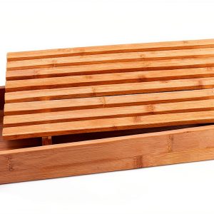 Bamboo Bread Board BIA Cordon Bleu Removable Crumb Catcher-0