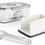 Gdfjiy Airtight Bread Slicer Box Large Plastic-0