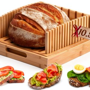 LukieBoee Bread Slicer Guide Stable Wide Homemade Loaves-0