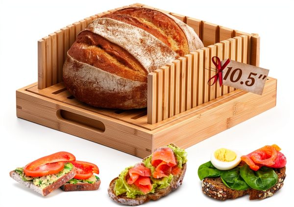 LukieBoee Bread Slicer Guide Stable Wide Homemade Loaves-0