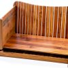 VersaLane Bread Slicer Adjustable Bamboo Design Kitchen Tool-4