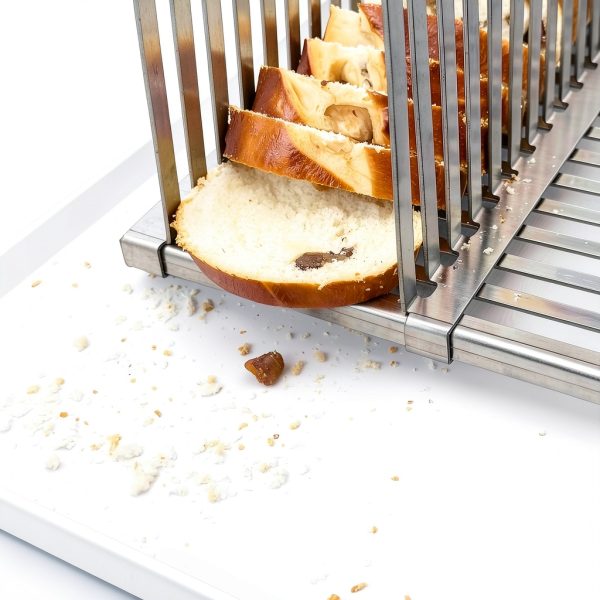 Bread Slicer Aromfentu Stainless Steel Adjustable-4