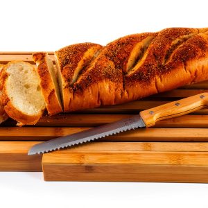 Bamboo Land Yellow Bread Board Eco Cutting-0