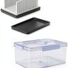 Gdfjiy Airtight Bread Slicer Box Large Plastic-6