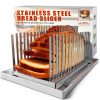 Bread Slicer Aromfentu Stainless Steel Adjustable-1