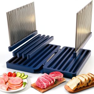 HMZXSY Bread Board Stainless Steel Slicing Guide Flexible-0