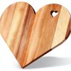 Patelai Acacia Wood Heart Cheese Board Eco Friendly-0