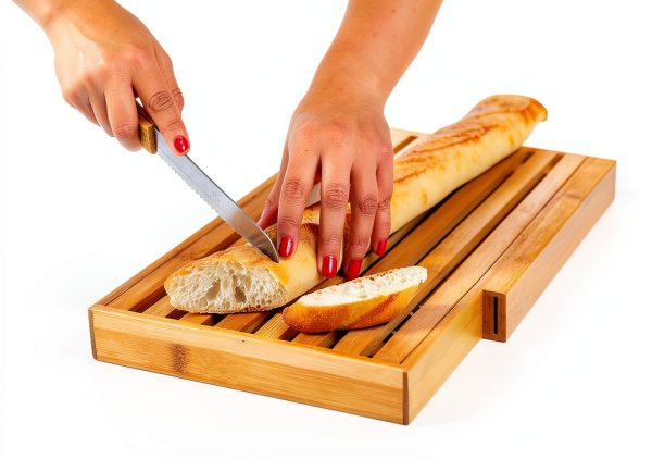 Bamboo Land Yellow Bread Board Eco Cutting-2