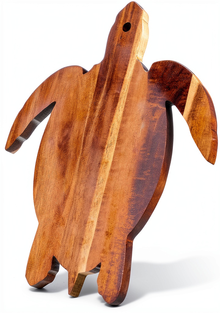Patelai Eco Friendly Wooden Cutting Board round acacia board displayed on a kitchen countertop