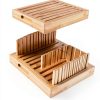 Bamboo Bread Slicer LukieBoee Dual Use Board-6