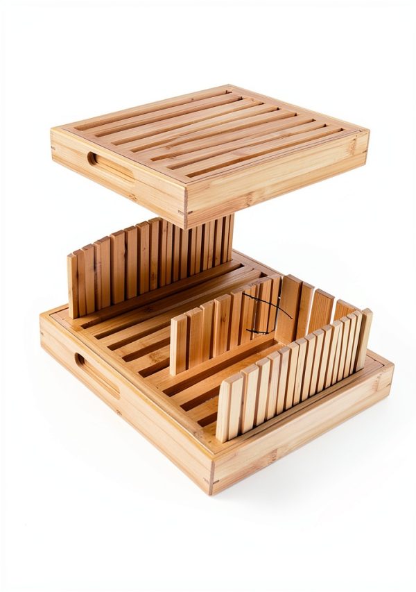 Bamboo Bread Slicer LukieBoee Dual Use Board-6