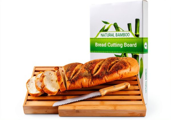 Bamboo Land Yellow Bread Board Eco Cutting-5