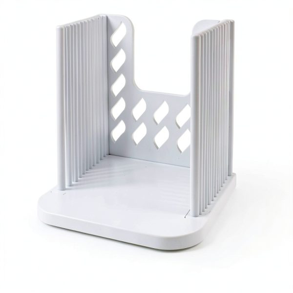 Bagentry Bread Slicer Manual ABS White Uniform Cutting Guide-1
