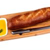 Bamboo Bread Board BAMBOO LAND Eco-Friendly with Knife Dish-0