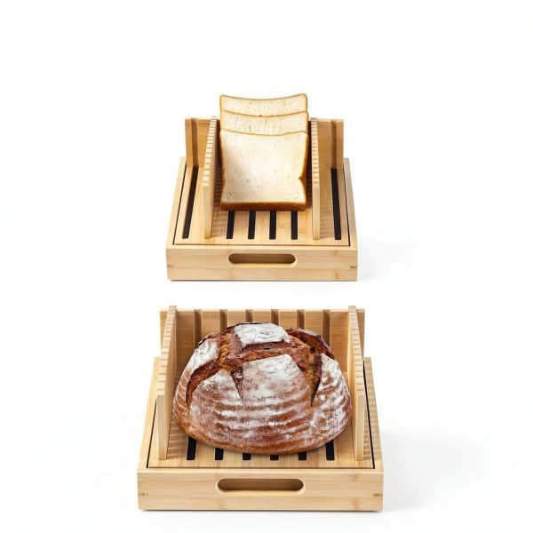 LukieBoee Bread Slicer Guide Stable Wide Homemade Loaves-3