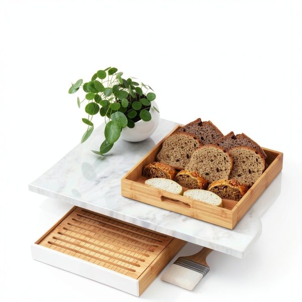 Bamboo Bread Slicer GOBAM Adjustable Kitchen Tool-6