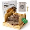 Bamboo Bread Slicer GOBAM Adjustable Kitchen Tool-0