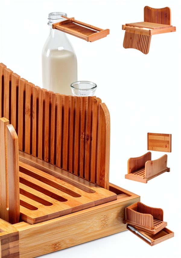 Bamboo Bread Board Bambüsi Manual Rectangular Brown-2