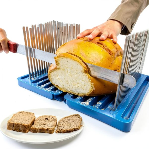 HMZXSY Bread Board Stainless Steel Slicing Guide Flexible-3