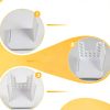 Bagentry Bread Slicer Manual ABS White Uniform Cutting Guide-3