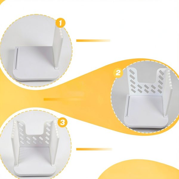 Bagentry Bread Slicer Manual ABS White Uniform Cutting Guide-3