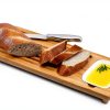 Bamboo Bread Board BAMBOO LAND Eco-Friendly with Knife Dish-3